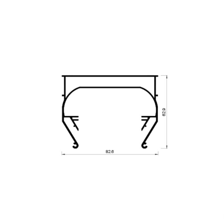 Alumiiniumprofiil Trackline