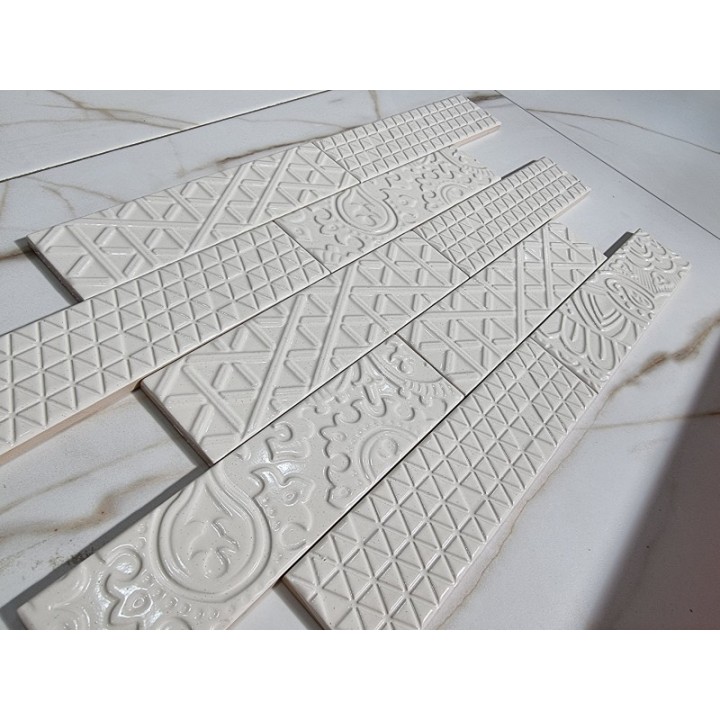 Memento Trame Avorio Lucido 5x20