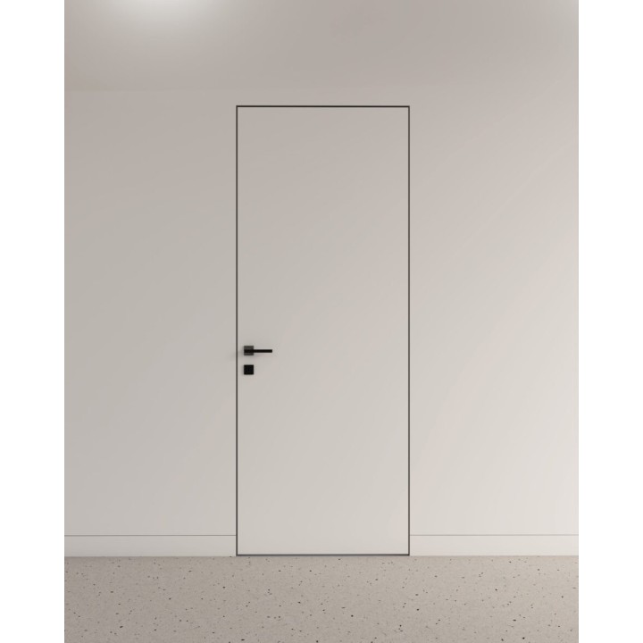 Дверь скрытого монтажа ALU black