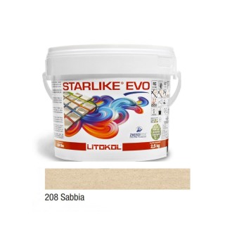 208 Sabbia Эпоксидная затирочная смесь 2,5kg STARLIKE EVO