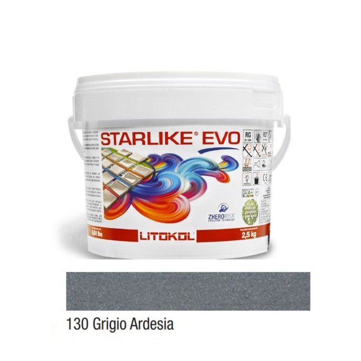 130 Grigio Ardesia Эпоксидная затирочная смесь 2,5kg STARLIKE EVO