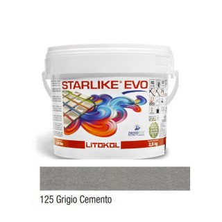 125 Grigio Cemento Эпоксидная затирочная смесь 2,5kg STARLIKE EVO