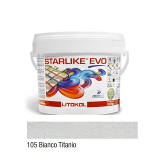 105 Bianco Titanio  Epoksiid vuugitäide 2,5kg STARLIKE EVO