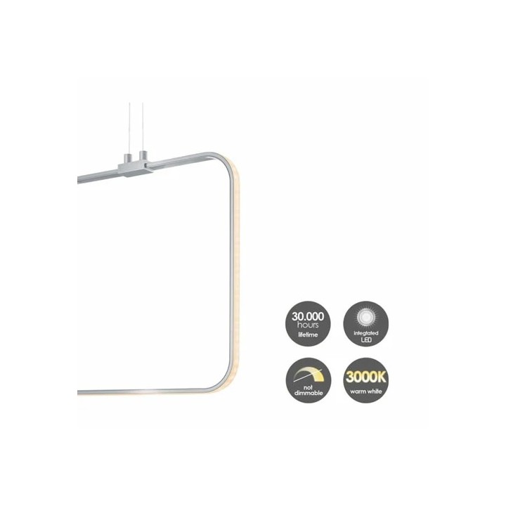 LED rippvalgusti QUAD