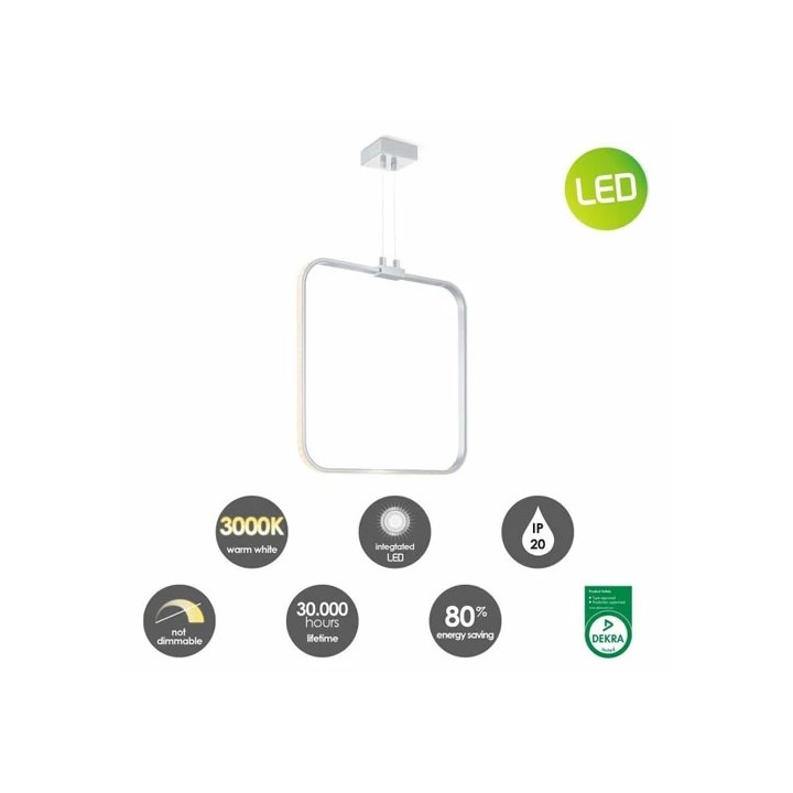 LED rippvalgusti QUAD
