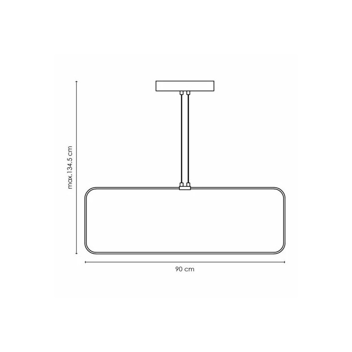 LED rippvalgusti QUAD