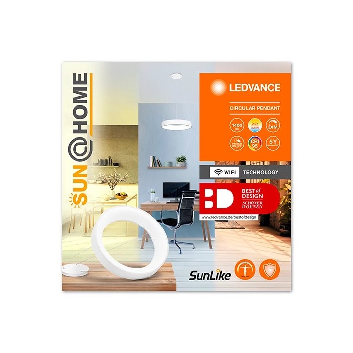 Подвесной умный светильник SUN@HOME CIRCULAR