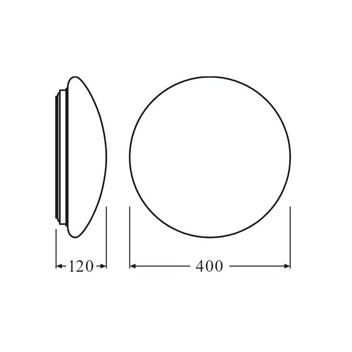 Anduriga laevalgusti SURFACE CIRCULAR 400 24W