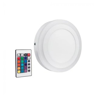 Потолочный светильник с пультом LED COLOR + WHITE 18W