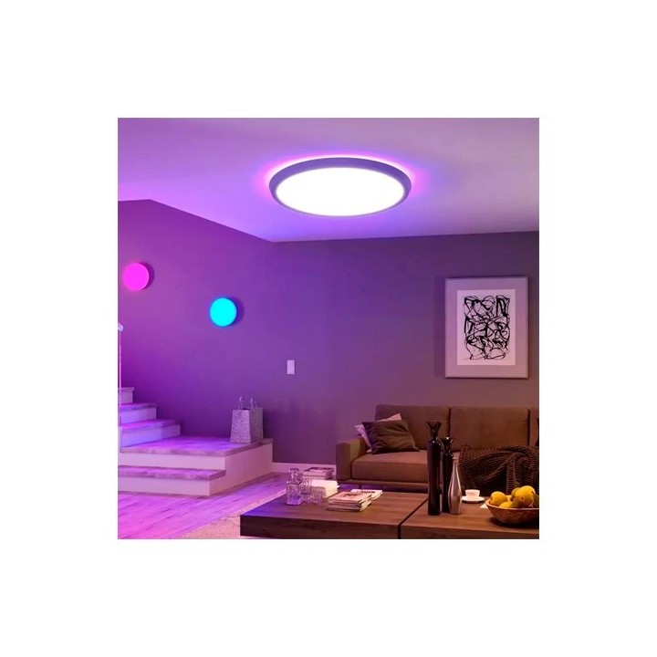 Kaugjuhtimispuldiga laevalgusti LED VÄRV + VALGE 18W
