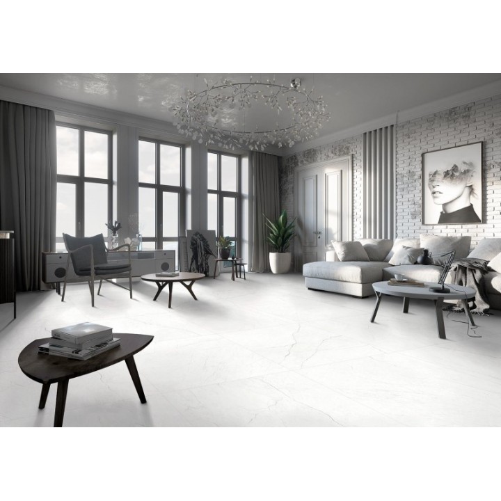 Omnia White Rect Sat 59.5x119.2