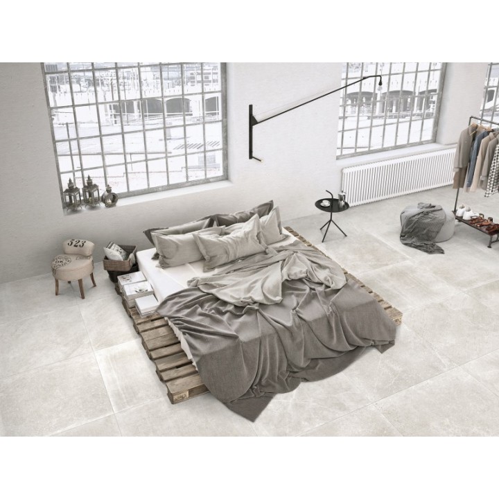 Stone Block White Ret 60x60
