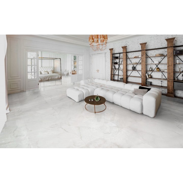 Alexandra White Shiny Rect 59.5x59.5