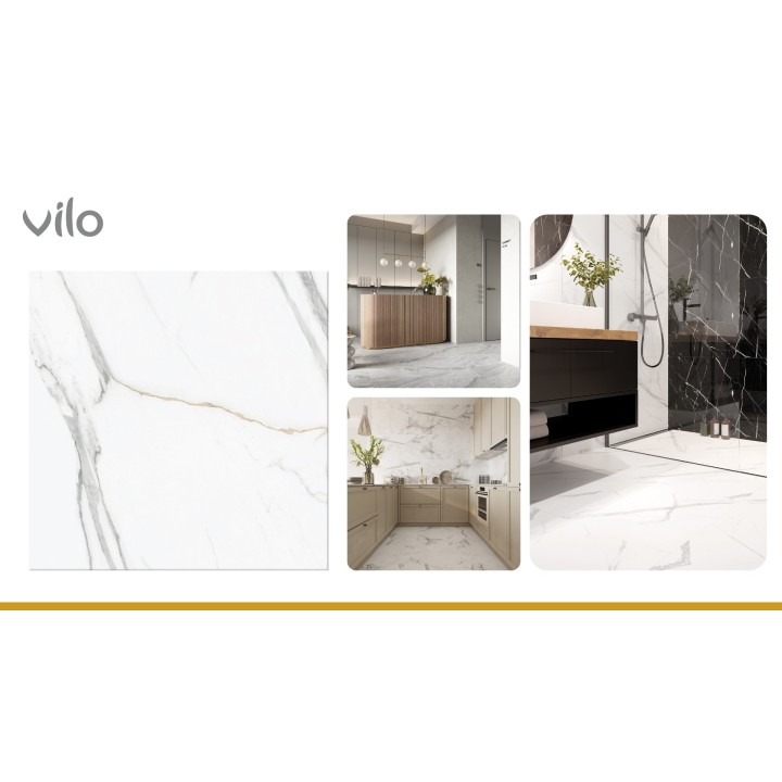 SPC 60x60 CALACATTA WHITE