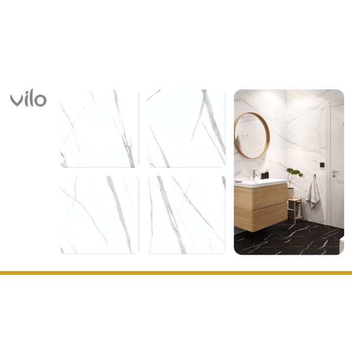 SPC 60x60 CALACATTA WHITE