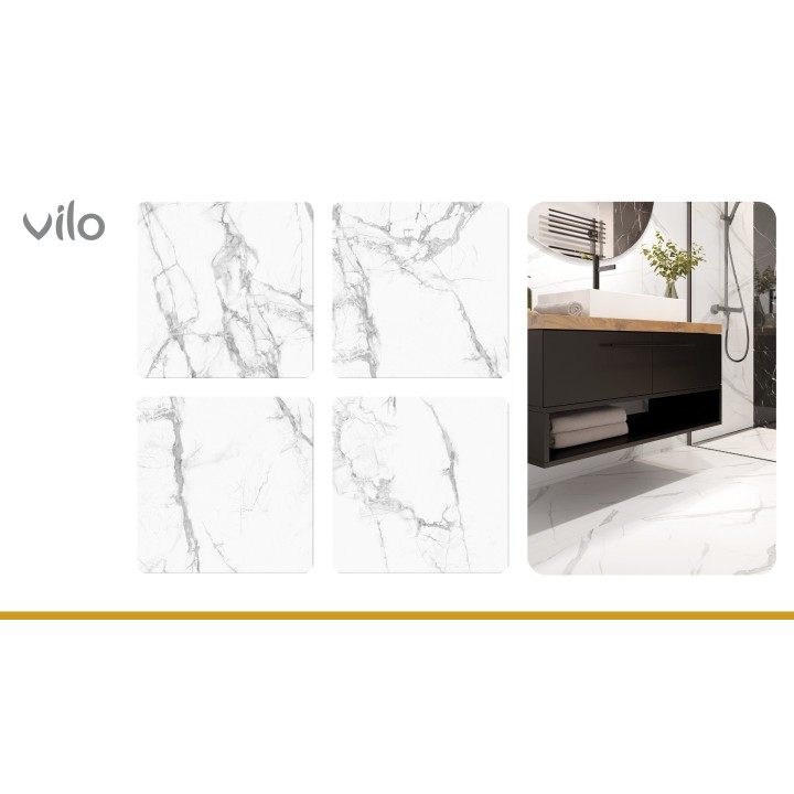 SPC 60x60 CALACATTA SNOW