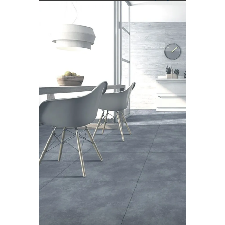 60x60cм / CRETE DARK GREY / SATIN / 4 FACES