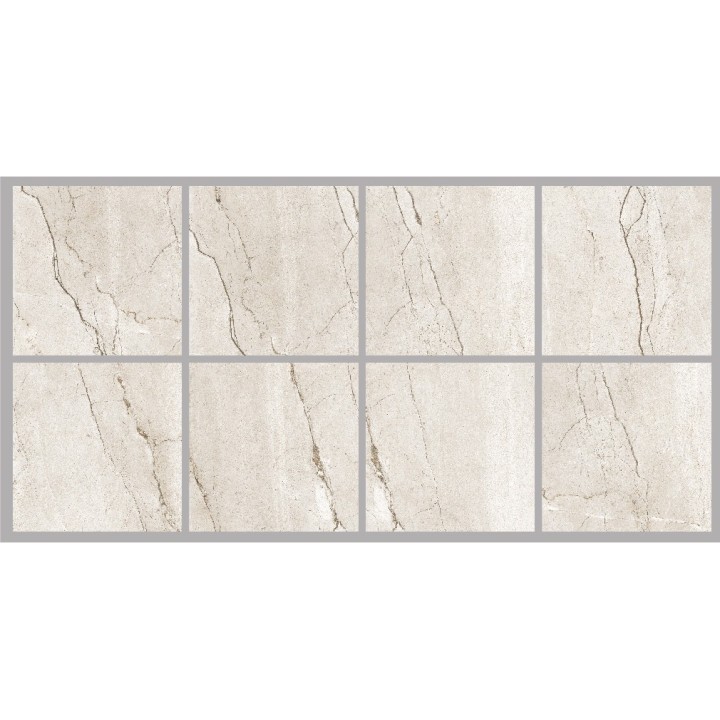 60x60cm / IMPERIAL GREY MARBLE / CARVING / 8 FACES