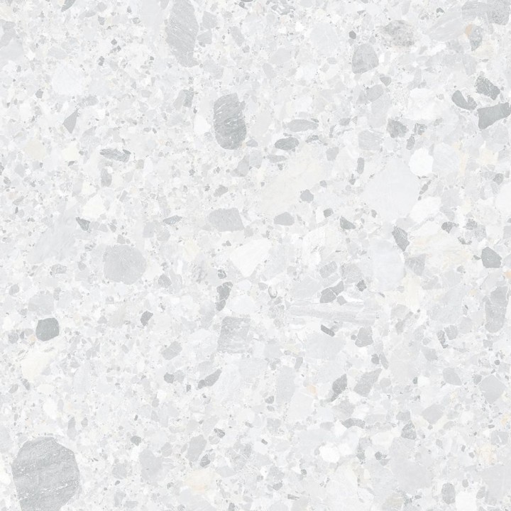 60x60cм TERAZZO BIANCO / 6 faces