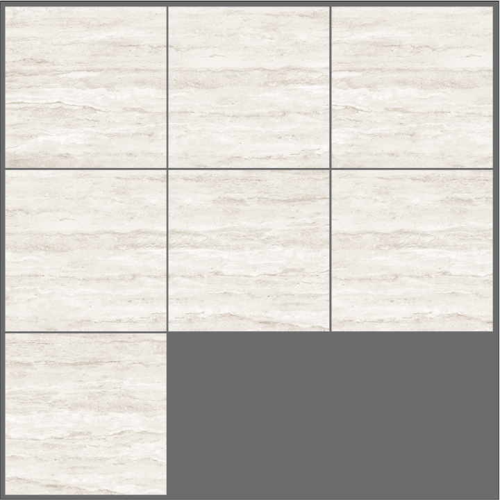 60х60см / TRAVERTINO BEIGE PR / 7 FACES