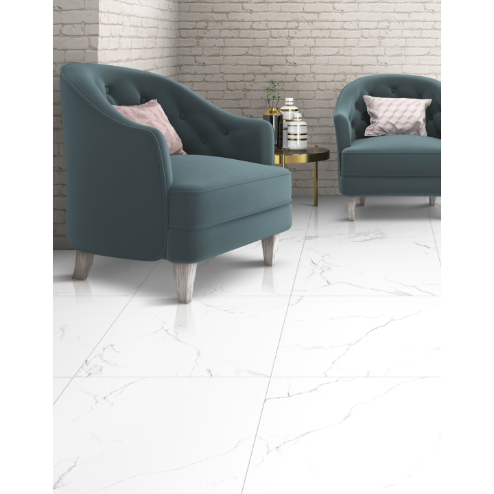60x60cм / STATUARIO LUXURY / 12 FACES