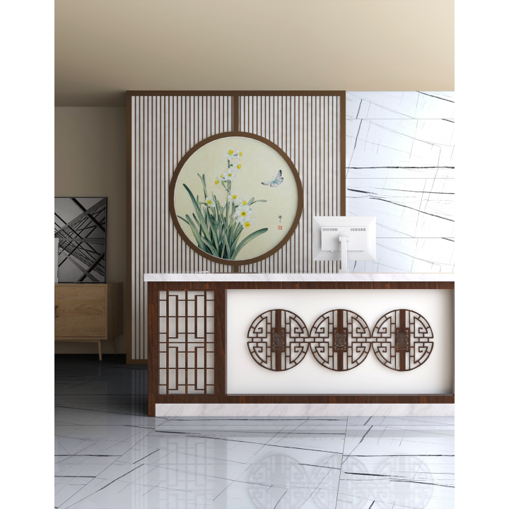 60x60см / SAIN LAUREN MODERN WHITE / 6 FACES