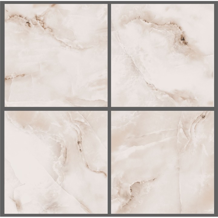 60x60cm SILK ONYX / 4 faces