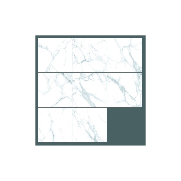 60x60cм / STATUARIO CLASSIC / 8 FACES