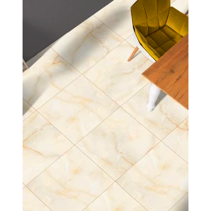 60х60см / AQUARIUS ONYX LIGHT CREMA / 6 Faces