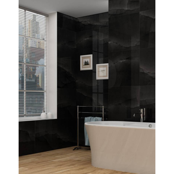 60х60см / ONYX BLACK Hi-GLOSSY / 4 FACES