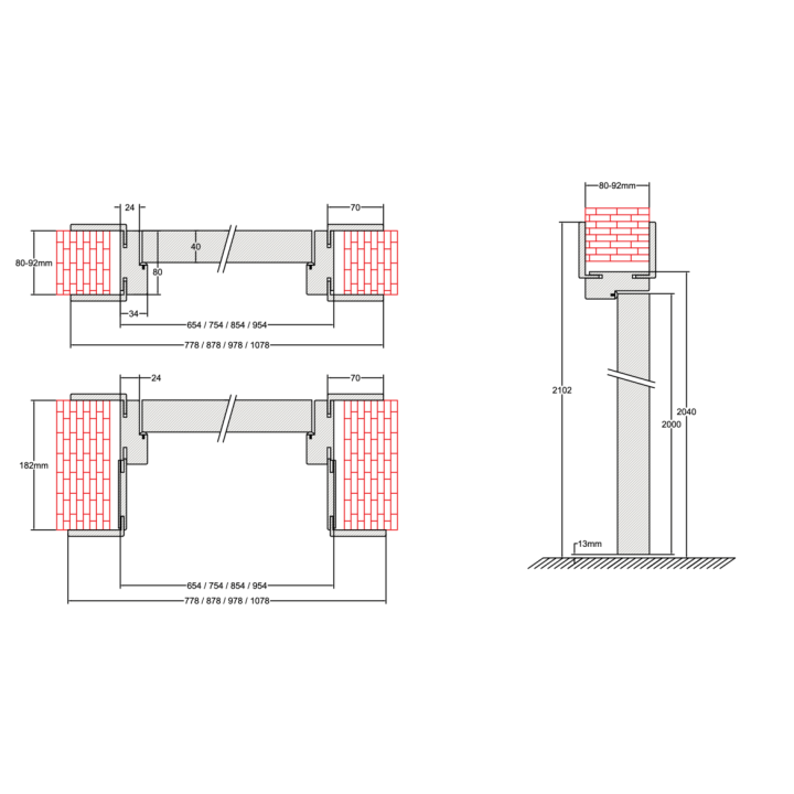 LAR PVC02 hall klaasita
