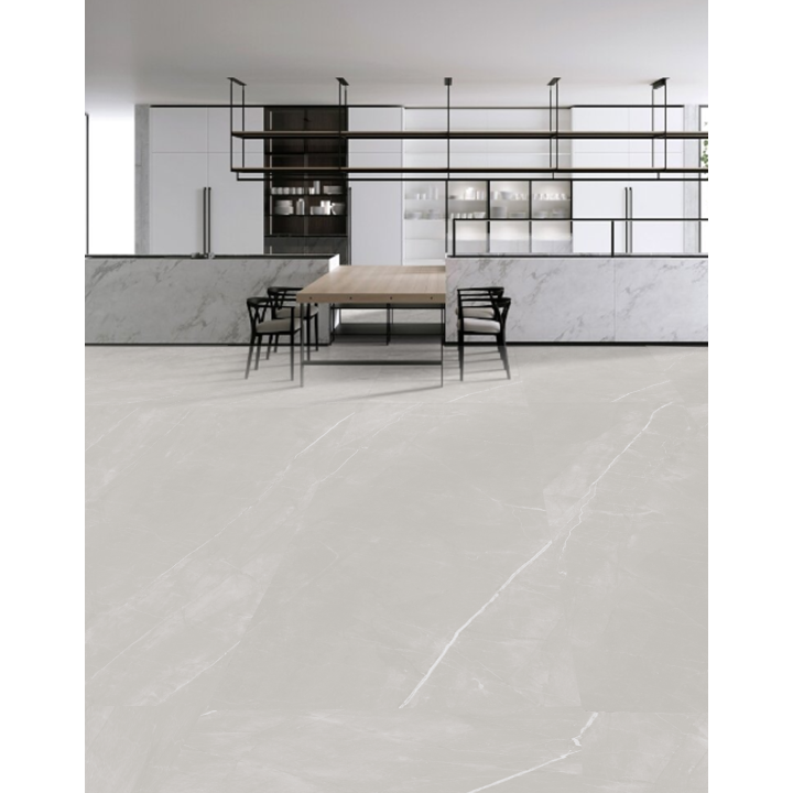 60x120cm / PULPIS BIANCO / SATIN / 8 FACES