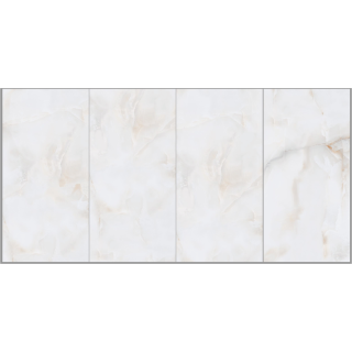 60x120cm / ONIX BIANCO / SATIN / 4 FACES