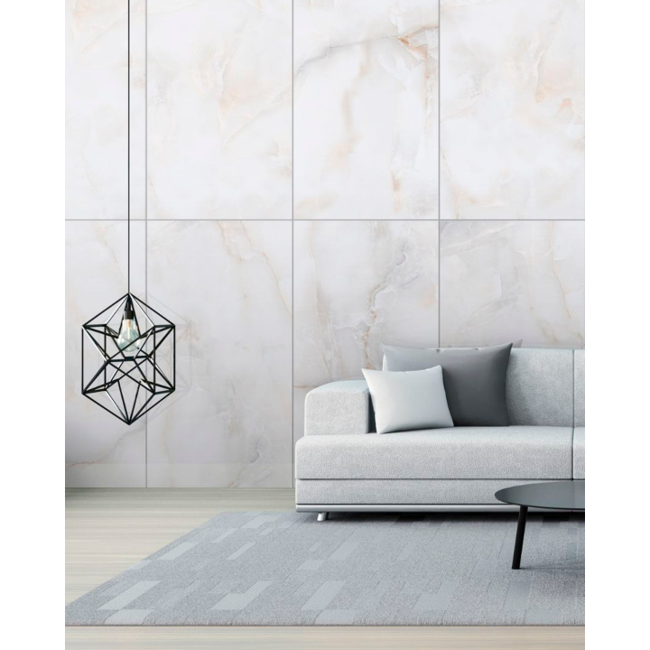 60x120cm / ONIX BIANCO / SATIN / 4 FACES