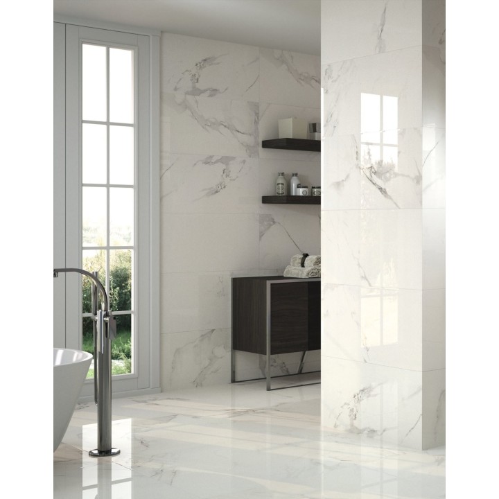 60x120cm / MANDALAY WHITE / 9 FACES