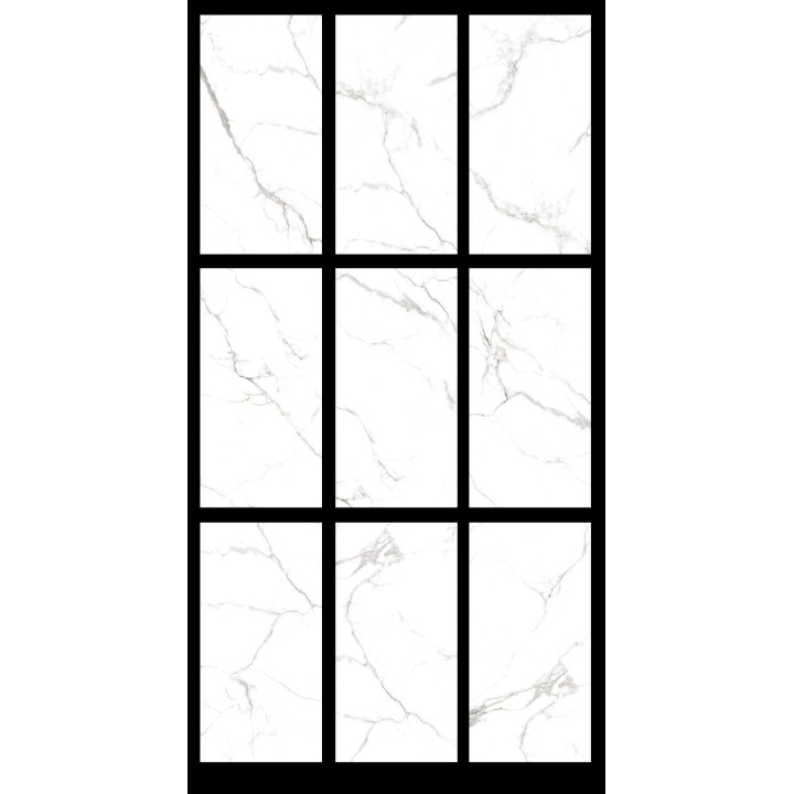 60x120cм / STATUARIO WHITE / 6 FACES