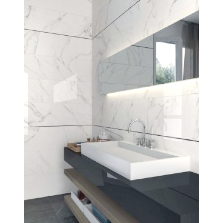 60x120cм / STATUARIO WHITE / 6 FACES