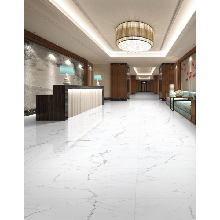 60х120см / ITALIAN WHITE MARBLE / 5 faces