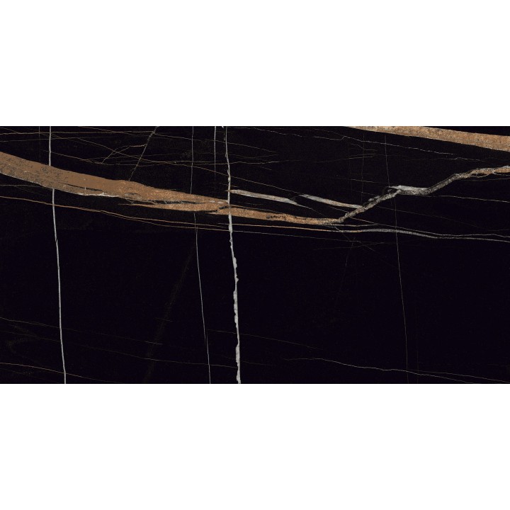60х120см / SAIN LAUREN MODERN BLACK Hi- GLOSSY / 4 FACES