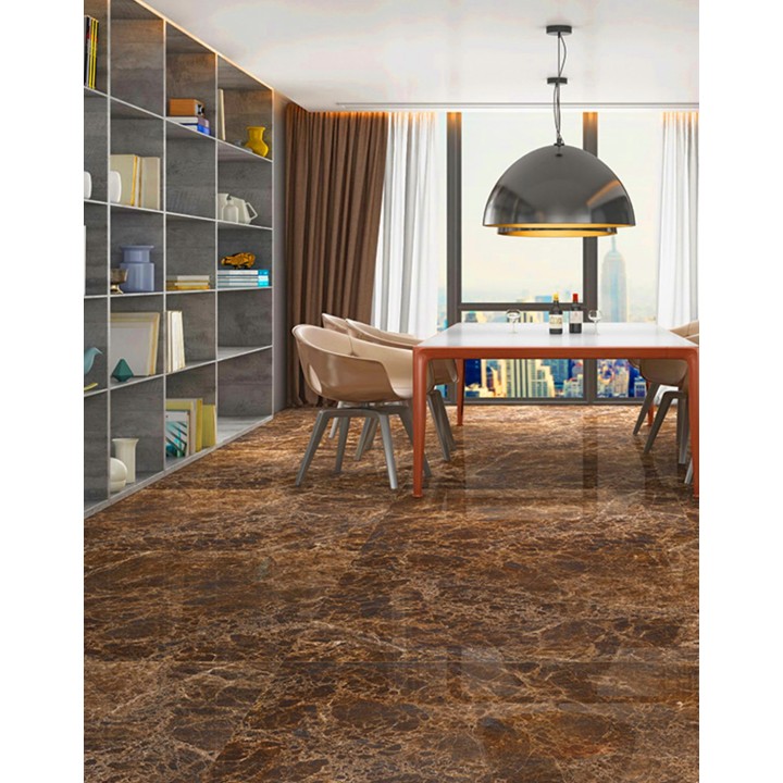 60х120см / EMPERADOR BROWN High Gloss / 4 FACES