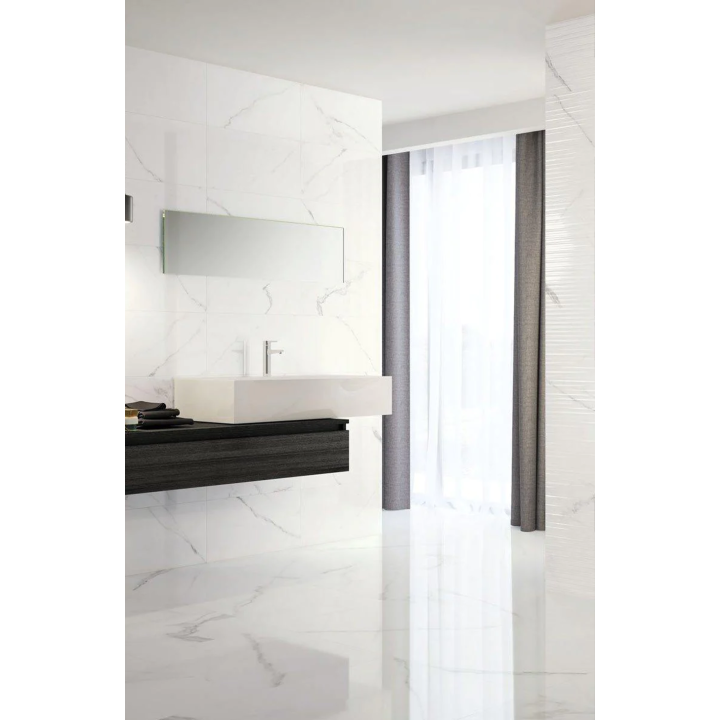 120x60cм / SANTORINI WHITE MARBLE / 3 Faces