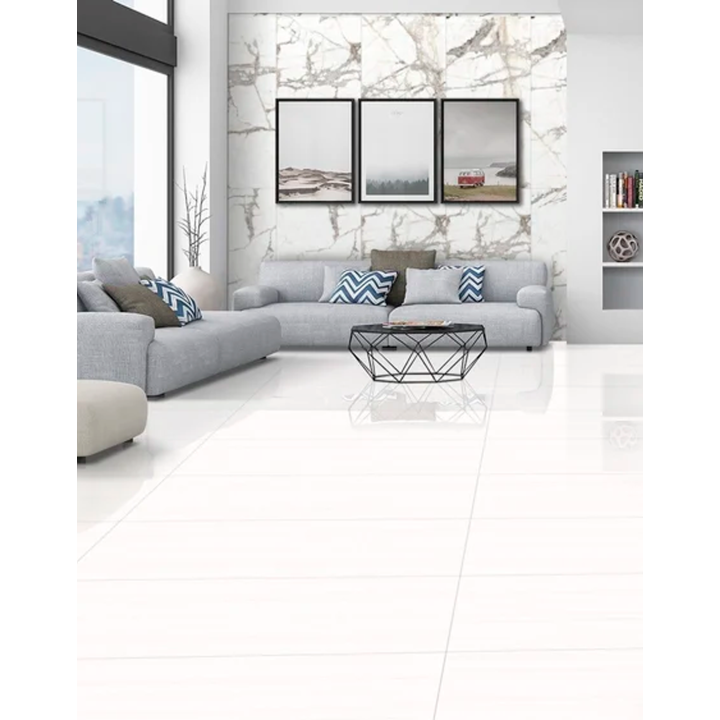 60х120см / PIANO WHITE Hi- GLOSSY