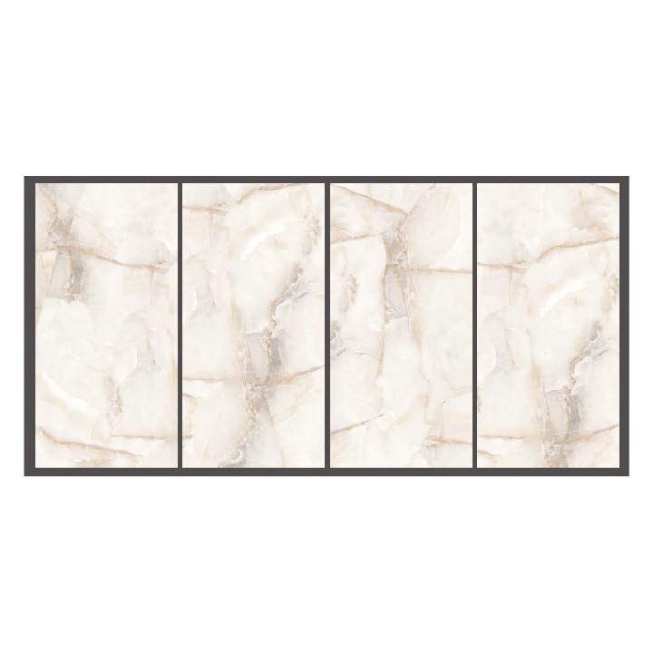 60х120см / AQUARIUS ONYX GREY / 4 faces