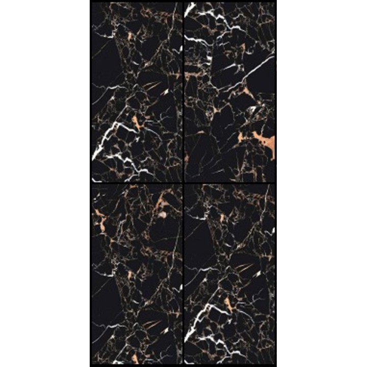 120x60cм / PORTORO BLACK Hi- GLOSSY / 4 Faces