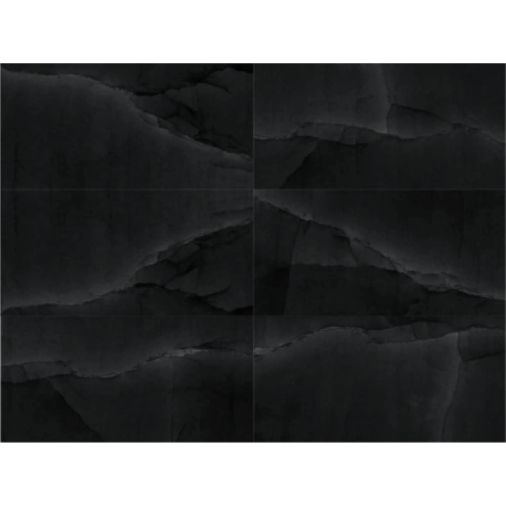 60x120cm / ONYX BLACK Hi-GLOSSY / 6 FACES