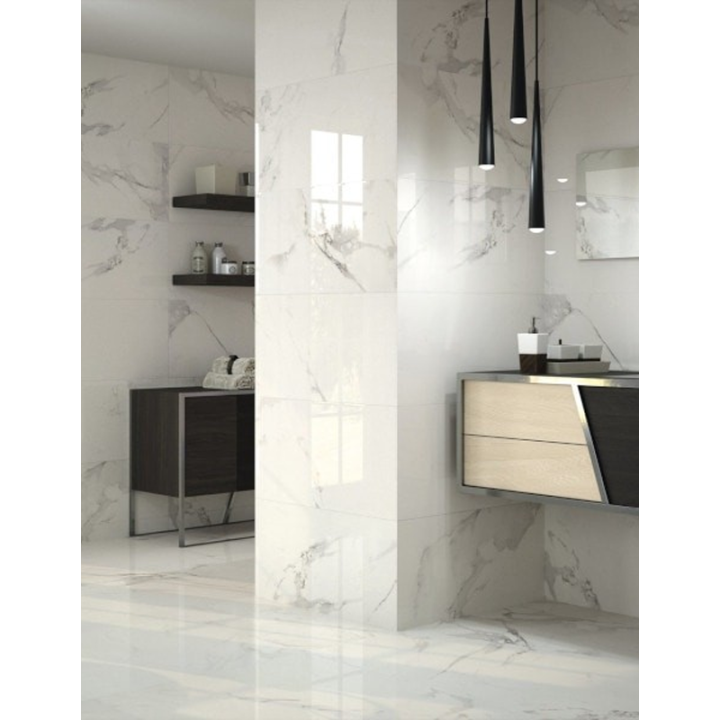 60x120cм / MANDALAY WHITE / 9 FACES