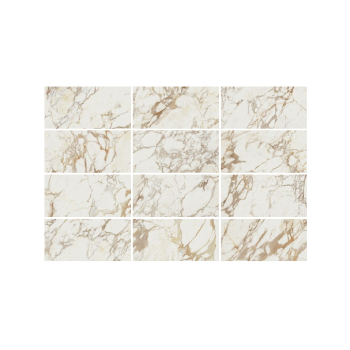 60х120см / CALACATTA GOLD / 12 FACES