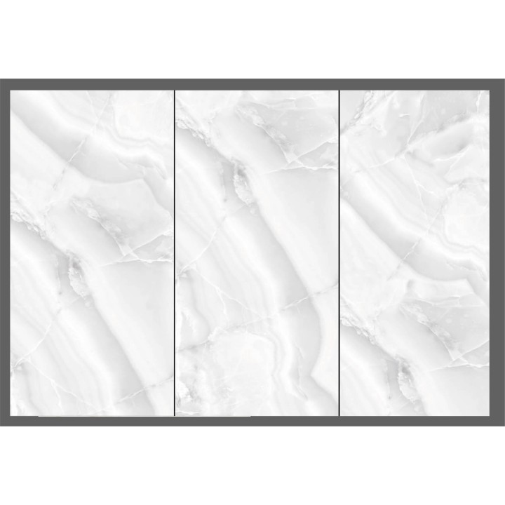 60x120cm ONYX SILVER / 3 faces