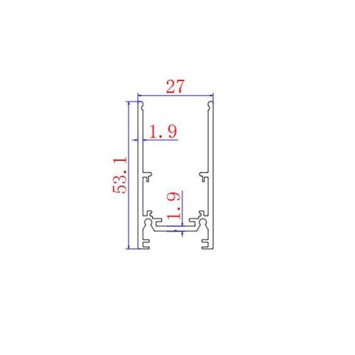 2m Pinnapealne (rippuv) magnetrööp