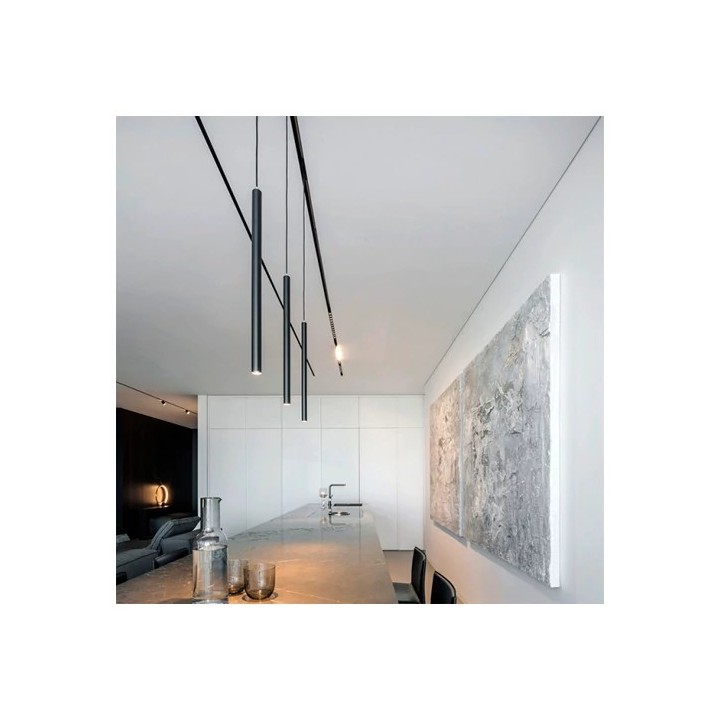 LED TRACK PENDANT LIGHT 7W, 3000K, 48V,  Ø 30